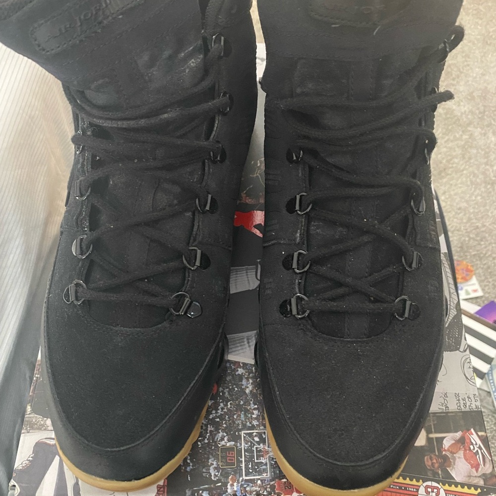 Black High-Top Sneakers